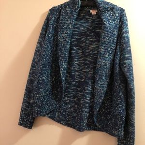 Mossimo navy teal cardigan